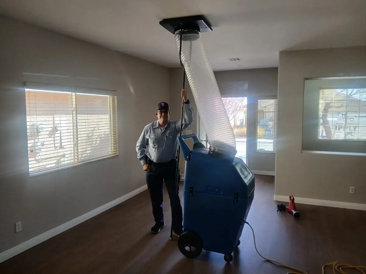 Professional Dryer Vent Cleaning work inside a Mansfield home